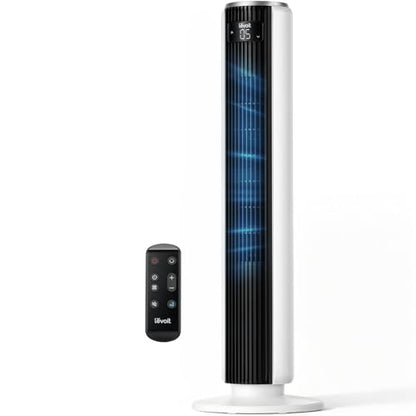 Levoit Tower Fan for Bedroom, 28ft/s Fans that Blow Cold Air, 28dB Quiet, view 2