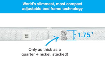 PowerLayer Ultra-Slim Adjustable Bed Frame (King Frame Only), view 5