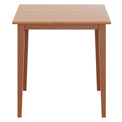 Groveland Wooden Square Dining Table, 29" in Light Oak, Practical & Elegant Table for Eating, Study, Work, Sturdy Furniture for Kitchen, Dining Room, Office, Entryway
