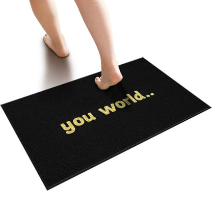 Cushioned Money Doormat - Things for Bedroom Skin-Friendly & Cute Welcome Cozy Feel | Patio Decor/Interior Door Mats Home Entrance Embrace Your Journey in This Wondrous World