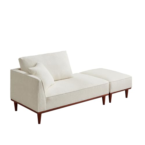 73" Chaise Lounge for Small Spaces, view 7