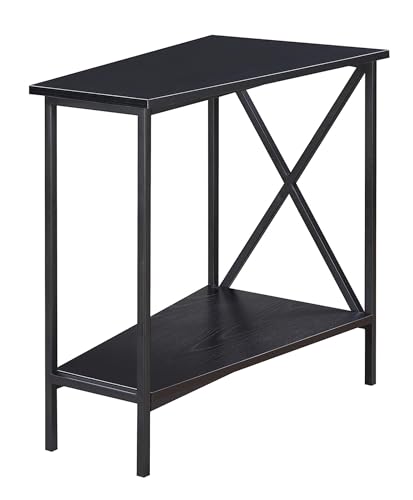 Tucson Wedge End Table, Black