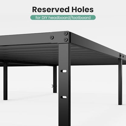 Full Bed Frame, Heavy Duty Sturdy 12 Inch Metal Platform Bed with Storage Space, view 7