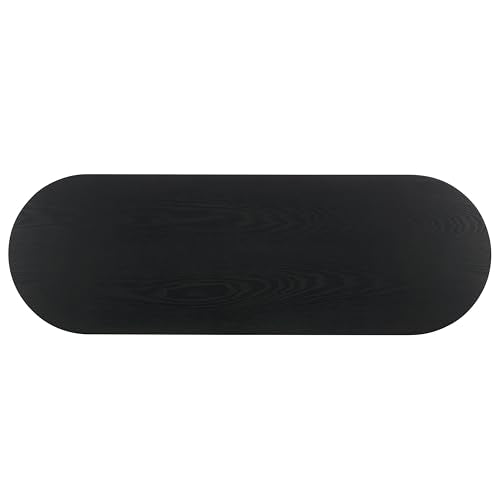 SAFAVIEH Home Collection Enoki Black Oval Top Bench