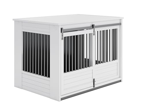 New Age Pet ECOFLEX Barn Door Dog Crate & End Table, view 5