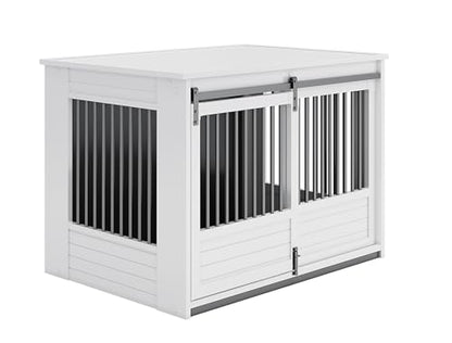 New Age Pet ECOFLEX Barn Door Dog Crate & End Table, view 5