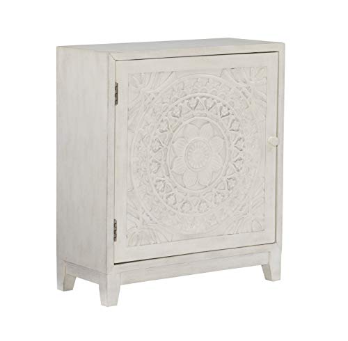 Powell Furniture Grace, Antique White Cabinet