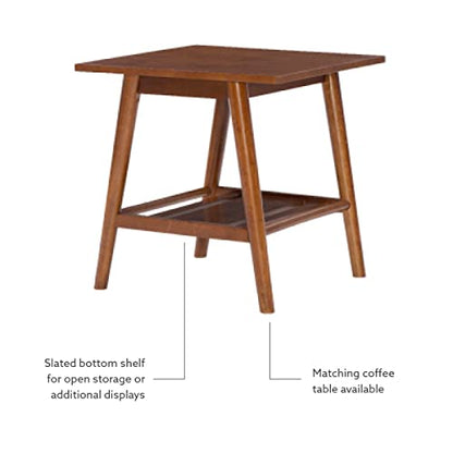 Melissa Mid-Century Walnut End Table