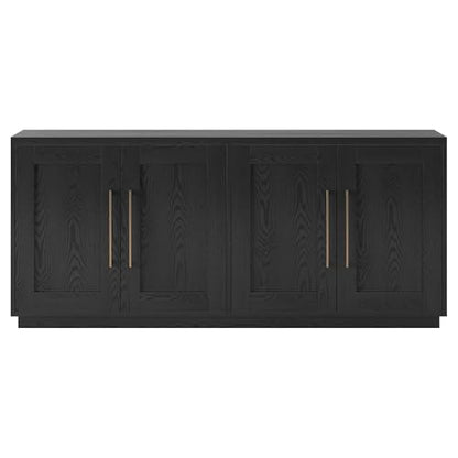 Henn&Hart 68" Modern Sideboard Buffet Cabinet, Natural Black, view 6