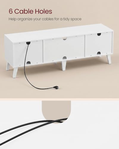 TV Stand for 65'' TV, Entertainment Center with Adjustable Shelf, view 6