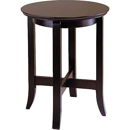 Toby Round End Table, Small Practical and Elegant Round Table for Bedroom, Den, or Living Room, Stylish Furniture Essentials for New Homes, Apartments