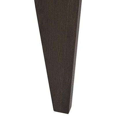 Safavieh Home Collection Josef Mid-Century Modern White and Dark Brown End Table