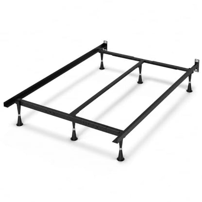Advanced Metal Bed Frame for Box Spring and Mattress, Iron Center Support, view 2