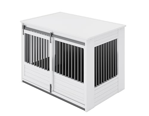 New Age Pet ECOFLEX Barn Door Dog Crate & End Table, view 2