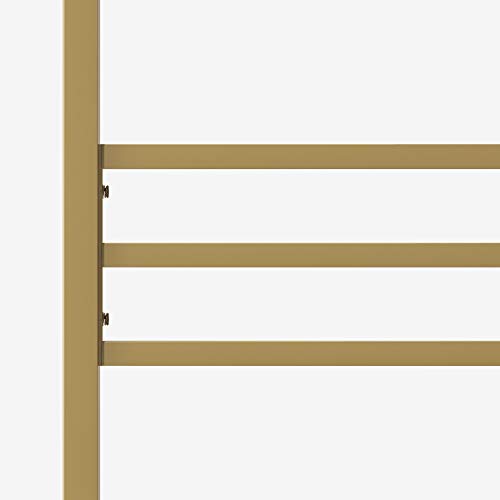 Zinus Patricia Gold Metal Canopy Platform Bed Frame, view 7