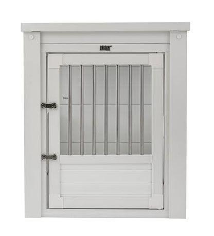 New Age Pet ecoFLEX Pet Crate/End Table, Antique White, Large, view 3