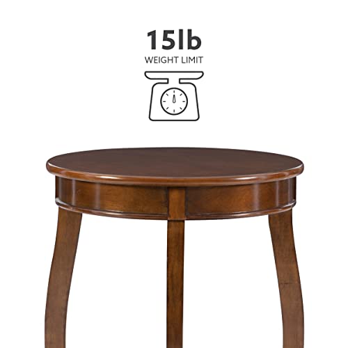 Powell Furniture Powell Hazelnut Round Shelf Table, 18"L x 18"W x 24"H