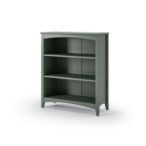 Shaker Style Solid Wood Bookcase - Sage Green Finish - 36" H, view 6