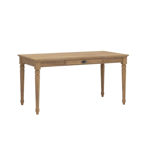 Somi Home Office Writing Desk with Drawer, Wooden Computer Desk with Storage, view 8