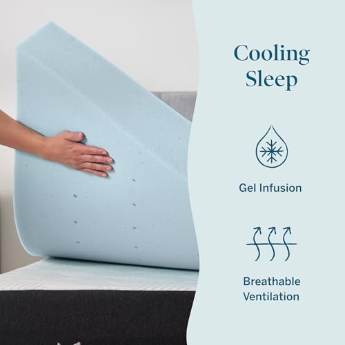 4 Inch Memory Foam Mattress Topper, view 4