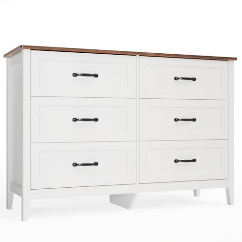 2-Piece Bedroom Furniture Set – Includes 5 Drawer Dresser and 6 Drawer Dresser, Chest of Drawers, Bedroom Set, Grate Gift for Yourself and Your Loved Ones, Ideal for Any Bedroom, Living Room
