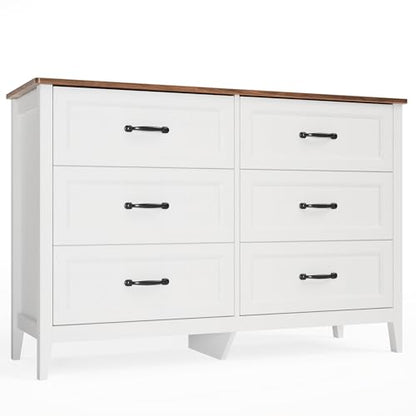 2-Piece Bedroom Furniture Set – Includes 5 Drawer Dresser and 6 Drawer Dresser, Chest of Drawers, Bedroom Set, Grate Gift for Yourself and Your Loved Ones, Ideal for Any Bedroom, Living Room