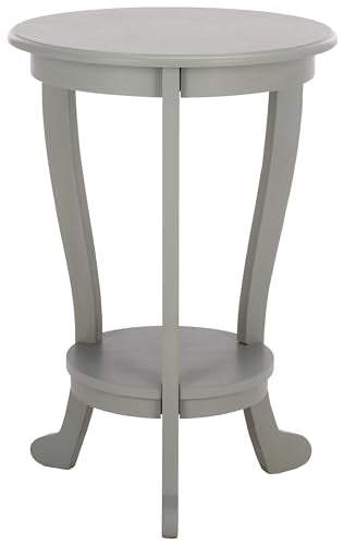 Robins egg blue solid wood farmhouse pedestal table, view 2
