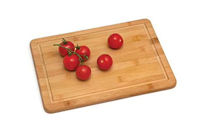Bamboo Wood Kitchen Cutting and Serving Board with Non-Slip Cork Backing, Medium, view 4