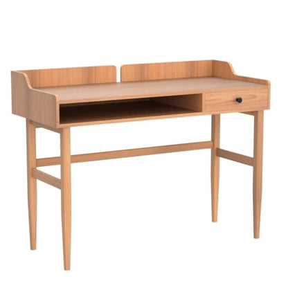 Vintage-Style Desk with Scandinavian Flair, Computer or Laptop Desk, view 6