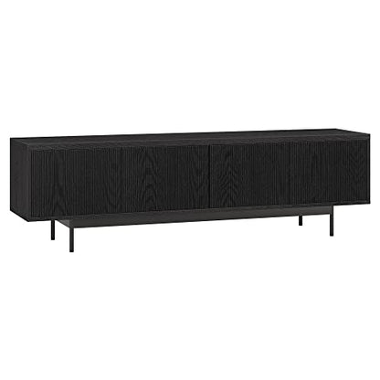 Henn&Hart 70" TV Stand for TVs up to 75", Natural Black, view 2