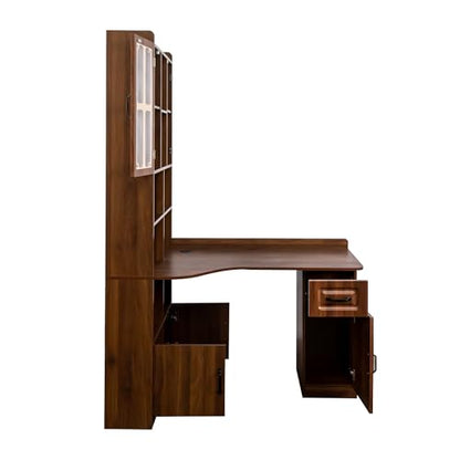 Jmyab L-Shaped Corner Computer Desk for Home Office, view 7