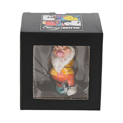 Disney by Romero Britto Snow White and the Seven Dwarfs Bashful Miniature Figurine, 4.7 Inch, Multicolor