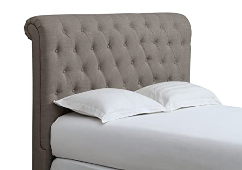 Royal Tufted Headboard, King, Espresso