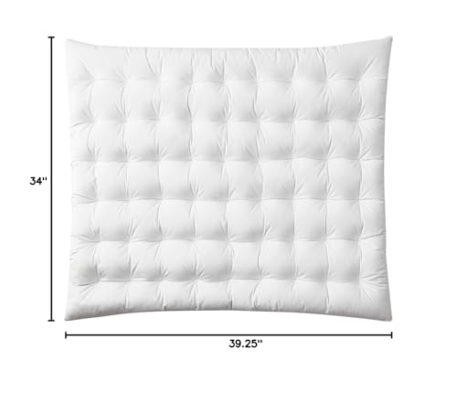 Rainha Cushion Tufted College Headboard - White Velvet