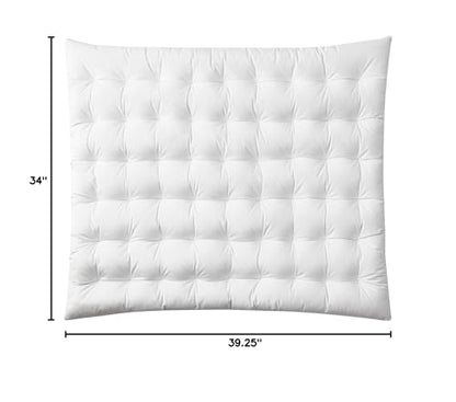Rainha Cushion Tufted College Headboard - White Velvet