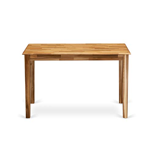 YAT-ANA-T Yarmouth Rectangle Kitchen Dining Table, 30x48 Inch, Natural, view 7