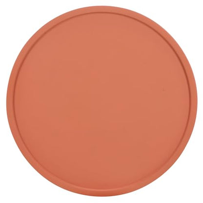 SAFAVIEH Furniture - Omid Accent Table - Pink - Solid Wood Pedestal Side Table - Round Tray Top Modern Design - Fully Assembled - Ideal for Living Room, Bedroom, 14" W x 14" D x 22" H (ACC3268A)