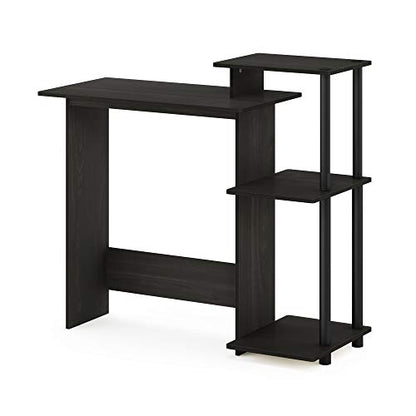 EFFICIENT Desk, 28.6" Wide Gaming Desk with 3 Open Side Shelves, view 2