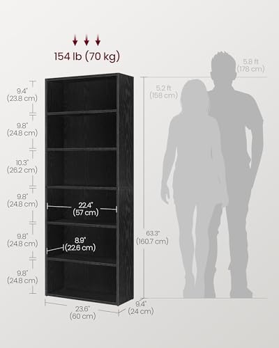 Bookshelf, 23.6 Inches Wide, view 4
