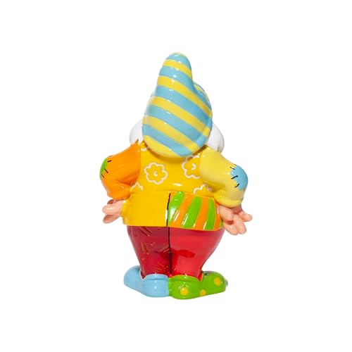 Disney by Romero Britto Snow White and The Seven Dwarfs Happy Miniature Figurine, 4.7 Inch, Multicolor