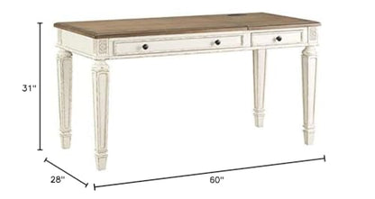 2 Drawer Lift Top Writing Desk, 60" W x 28" D x 31" H, view 4