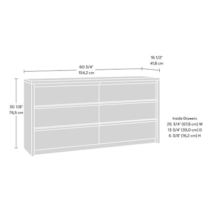 Harvey Park 6 Drawer Dresser for Bedroom Wooden Dressers & Chest of Drawers, view 4