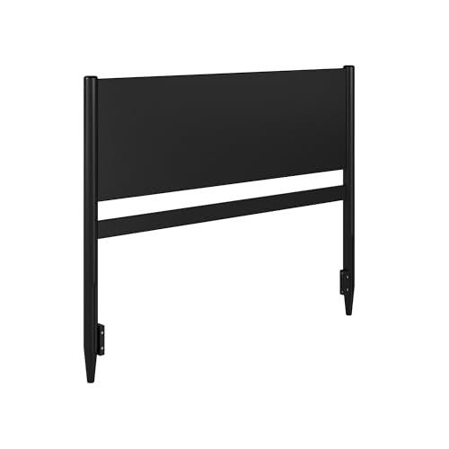 Modern Queen Wood Panel Headboard, Black, view 5