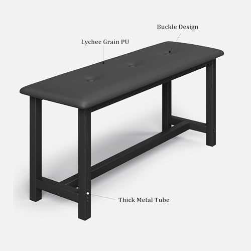 Dining Table Set for 4 with Storage Drawers & Wine Rack, Kitchen Table and Upholstered Benches for Small Spaces, Gray
