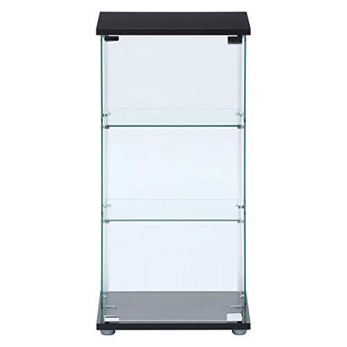 不二貿易(Fujiboeki) 3 Tiers Glass Collection Case, 高さ86cm, Clear