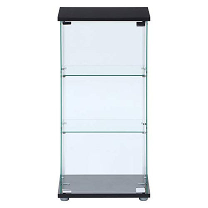 不二貿易(Fujiboeki) 3 Tiers Glass Collection Case, 高さ86cm, Clear