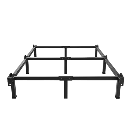 Metal Bed Frame, 9-Leg Bed Base for Box Spring, Full, 8 Inch, view 2