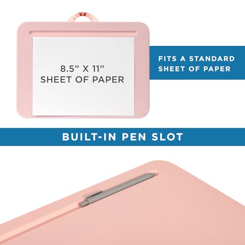Compact Lap Desk – Rose Quartz, Fits 14" Laptops, view 5