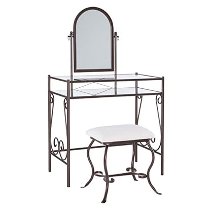 Clarisse Metal Vanity Set (58950MTL-01-KD-U)