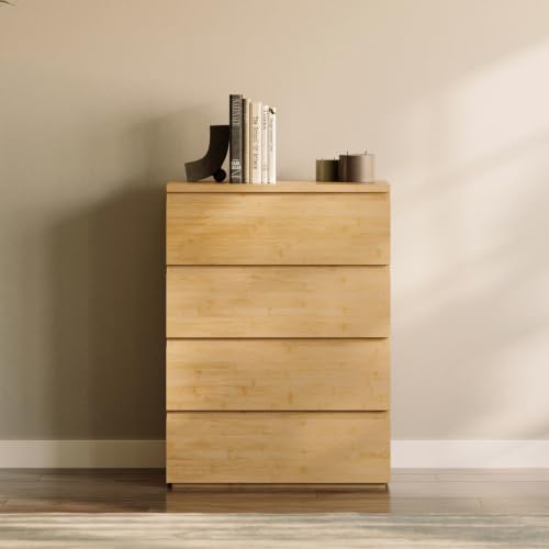 Nectar Bamboo Modular Dresser, 4 Drawer, Natural, view 2